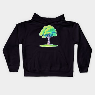 Save the Earth Digital Tree Sketch (MD23ERD009b) Kids Hoodie